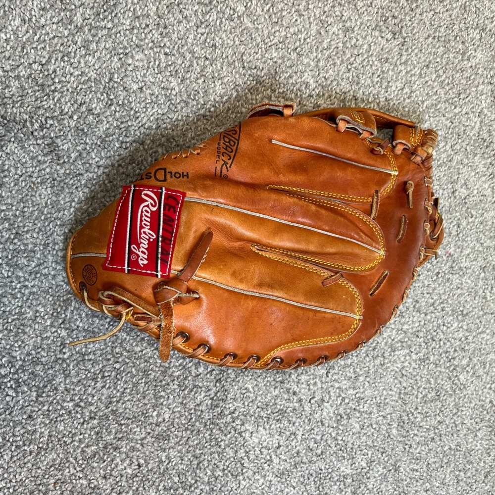 Rawlings Catchers Mitt Mens Brown The‎ Century Series Fastback Right Hand Throw